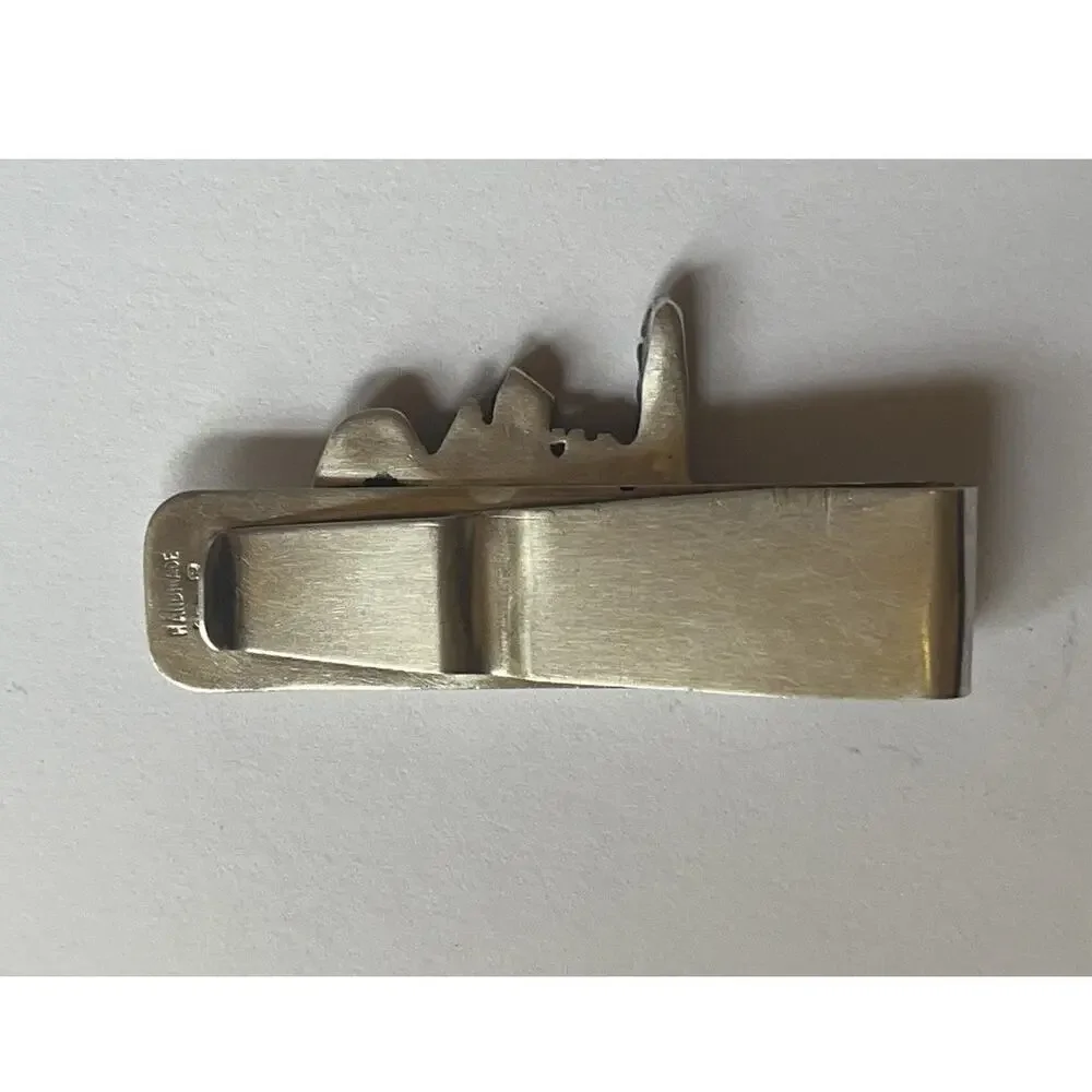 Judaica Sterling Silver 925 Handmade Jerusalem Money Clip